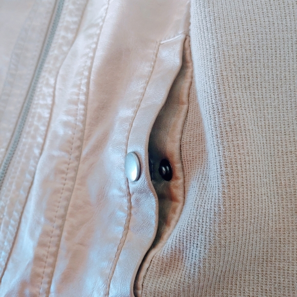 Selbys Collections Zippered Faux Leather Jacket - Picture 5 of 11